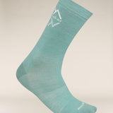 Men's Icebreaker Merino Lifestyle Fine Gauge Crew IB Logo Reflections Socks Cloud Ray/Snow-Apparel-33-OFF