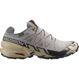 Men's Salomon Speedcross 6 GTX Gull/Whpep/Black-SOULIER, shoes-33-OFF