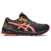 Women's Asics GT-1000 11 GTX Black/Papaya-SOULIER, shoes-33-OFF
