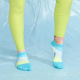 Women's Feetures Elite Ultra Light No Show Tab Aqua Surf-Apparel-33-OFF