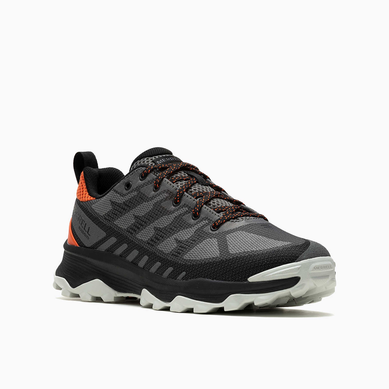 Men's Merrell Speed Eco Waterproof Charcoal/Tangerine