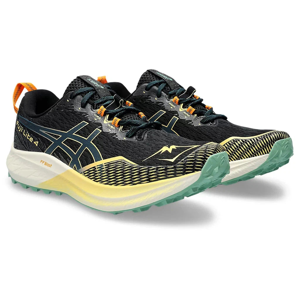 Men's Asics Fuji Lite 4 Black/Magnetic Blue-SOULIER, shoes-33-OFF