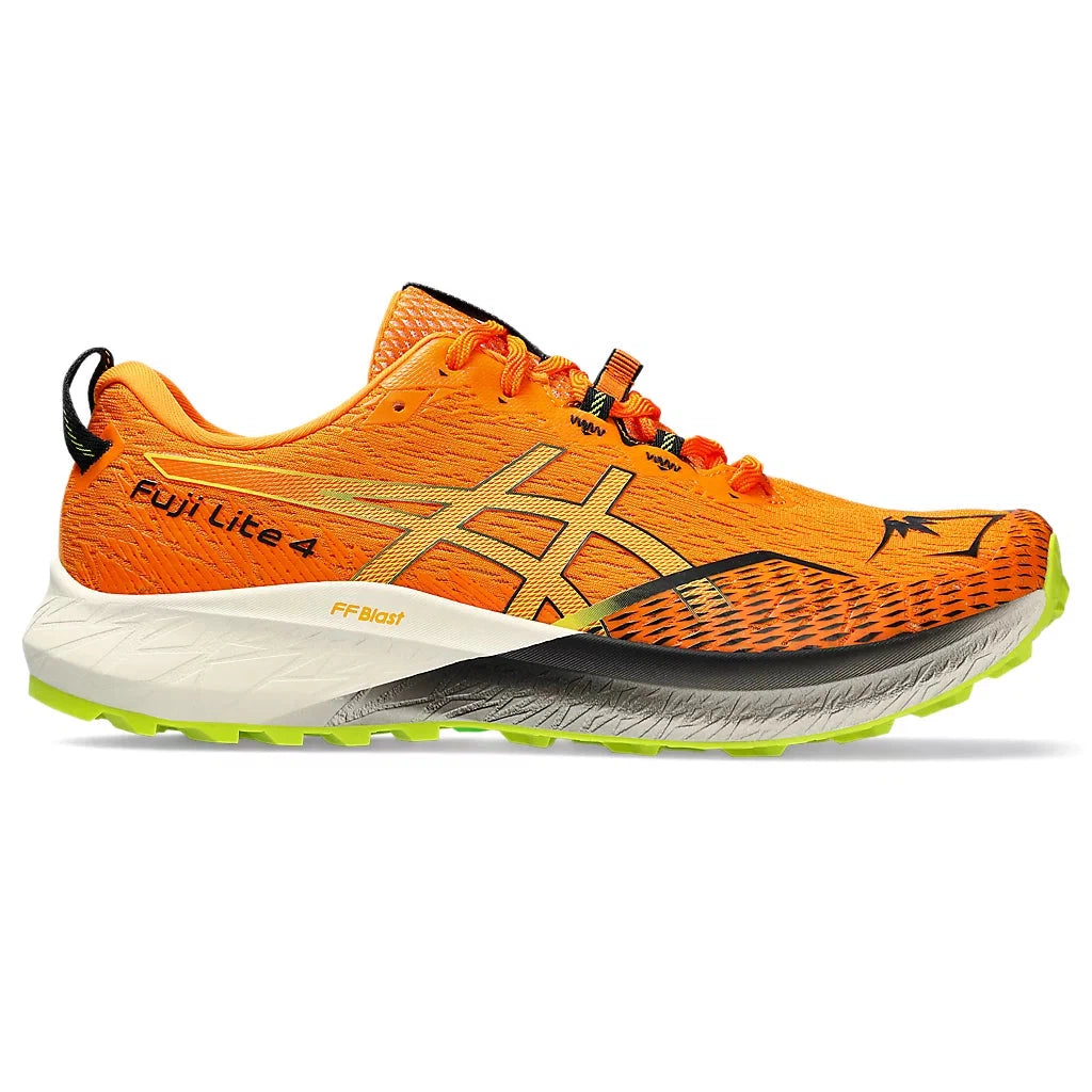 Men's Asics Fuji Lite 4 Bright Orange/Neon Lime-SOULIER, shoes-33-OFF