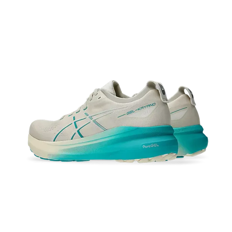 Men's Asics GEL-KAYANO 31 Birch /Wave Teal-SOULIER, shoes-33-OFF