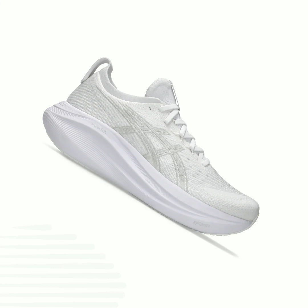 Men's Asics Gel-Nimbus 27 White/Glacier Grey-SOULIER, shoes-33-OFF