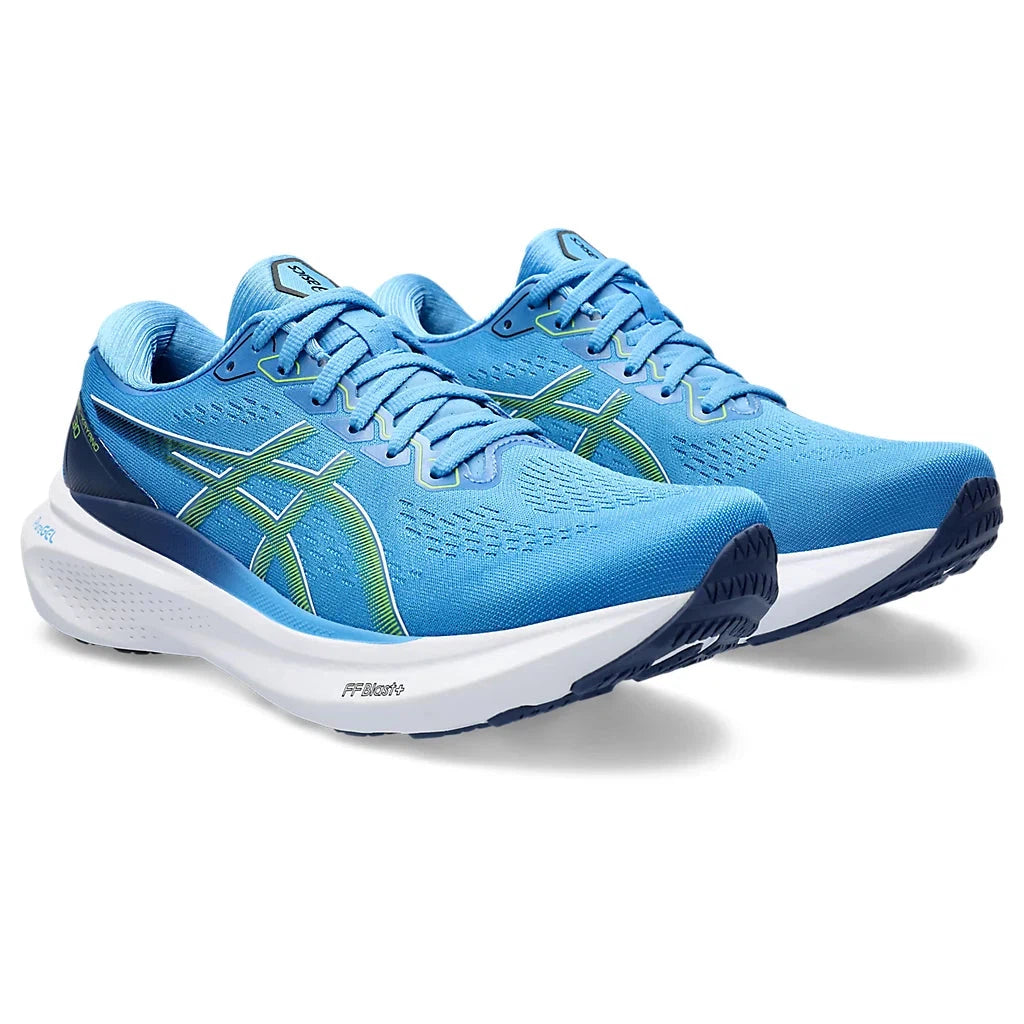 Men's Asics Kayano 30 Waterscape/Electric Lime-SOULIER, shoes-33-OFF