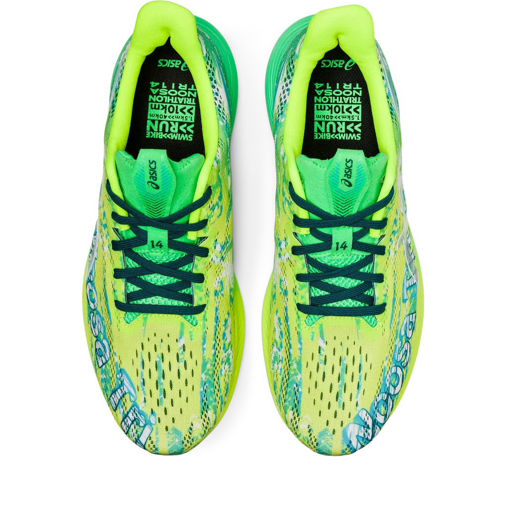 Men s Asics Noosa TRI 14 Running Shoes in Safety Yellow White 33