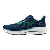 Men's Mizuno Wave rider 29 SAILOR BLUE-GOBLIN GREEN-SOULIER, shoes-33-OFF