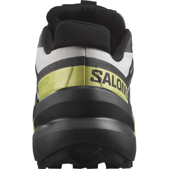 Men's Salomon Speedcross 6 GTX Lunar Rock / Black / Sunny Lime-SOULIER, shoes-33-OFF