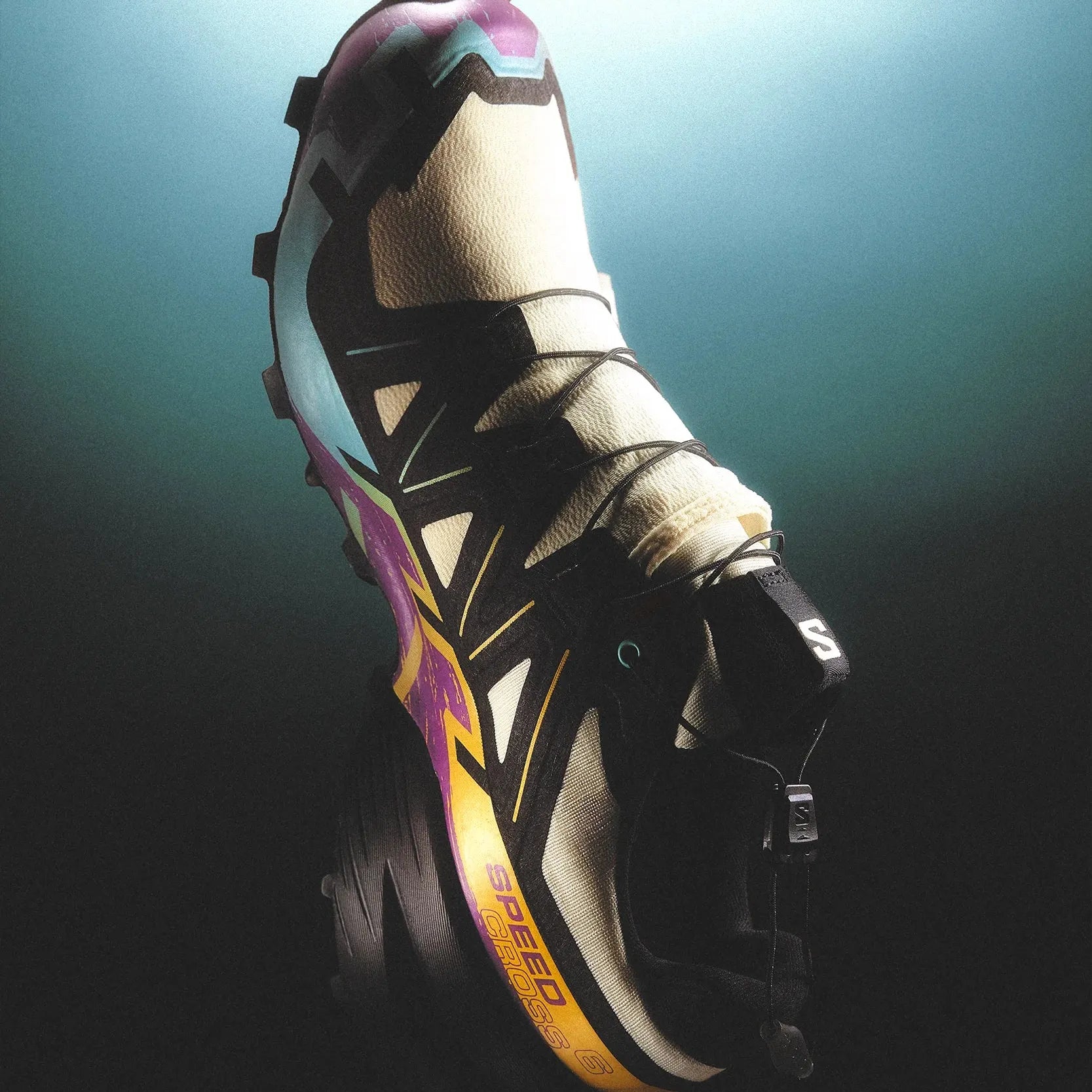 Men's Salomon Speedcross 6 GTX TYellow/Black/Watf-SOULIER, shoes-33-OFF