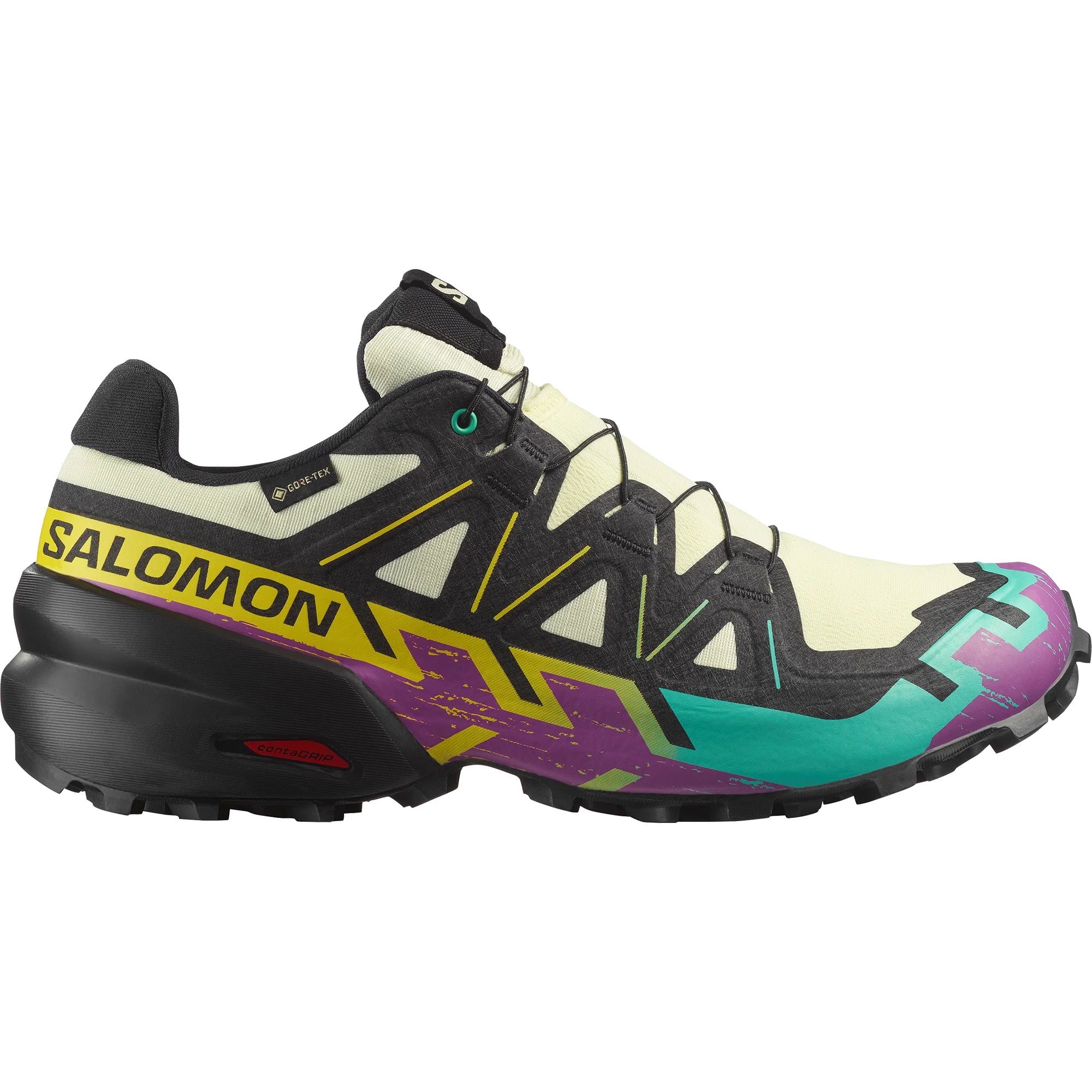 Men's Salomon Speedcross 6 GTX TYellow/Black/Watf-SOULIER, shoes-33-OFF