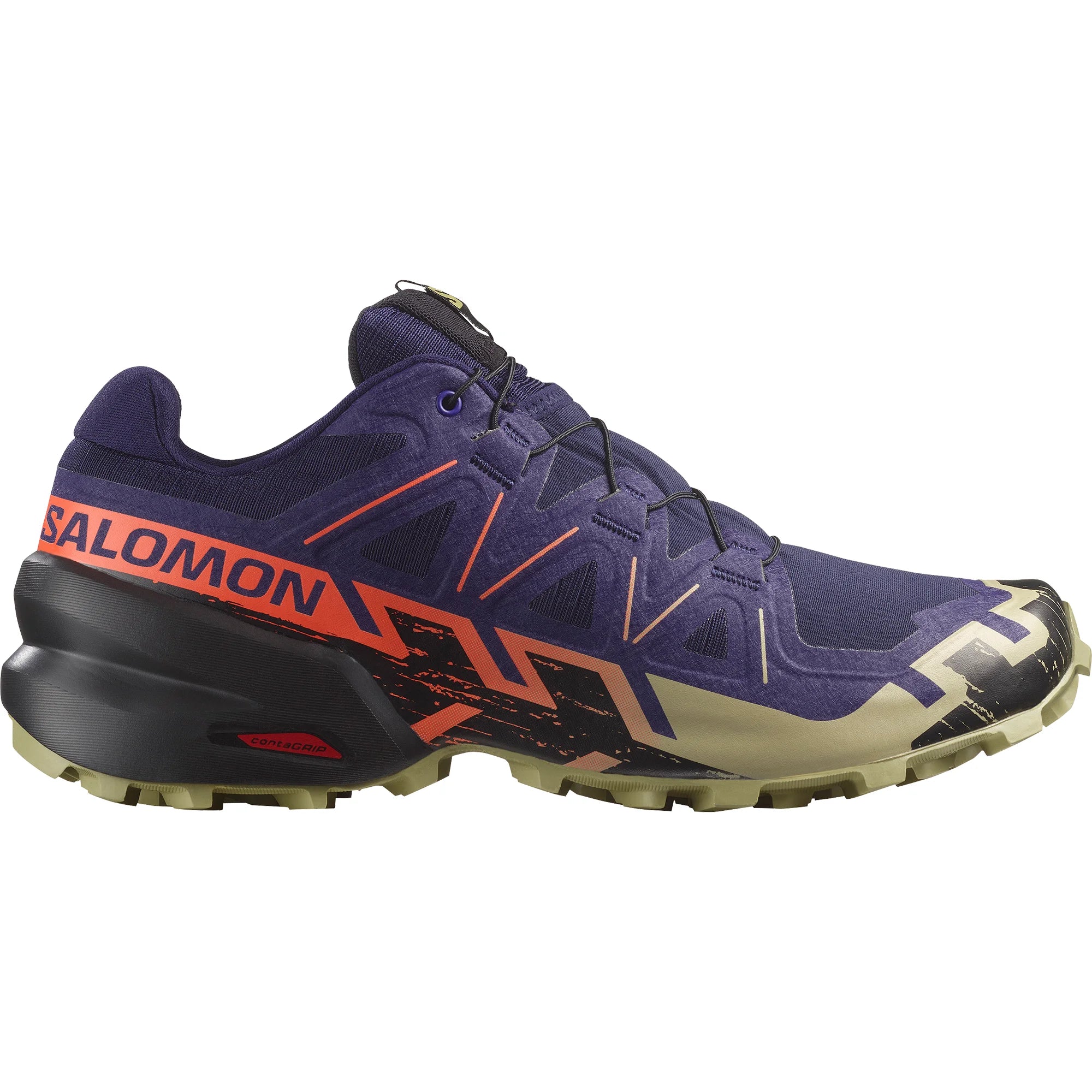 Men's Salomon Speedcross 6 Mar Bl/Black/Chert-SOULIER, shoes-33-OFF