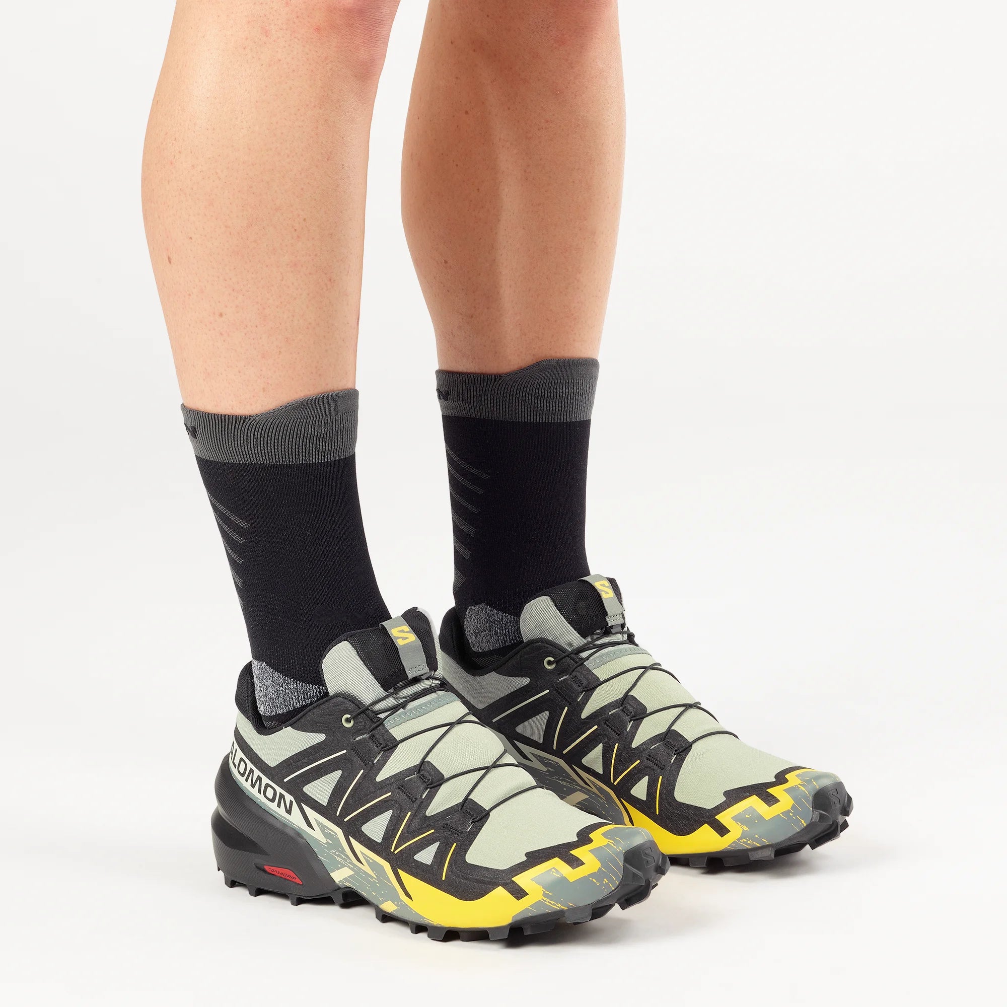 Men's Salomon Speedcross 6 Wrought Iron/Black-SOULIER, shoes-33-OFF