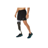 Mens's Asics Road 2-N-1 5IN Short Performance Black-Apparel-33-OFF