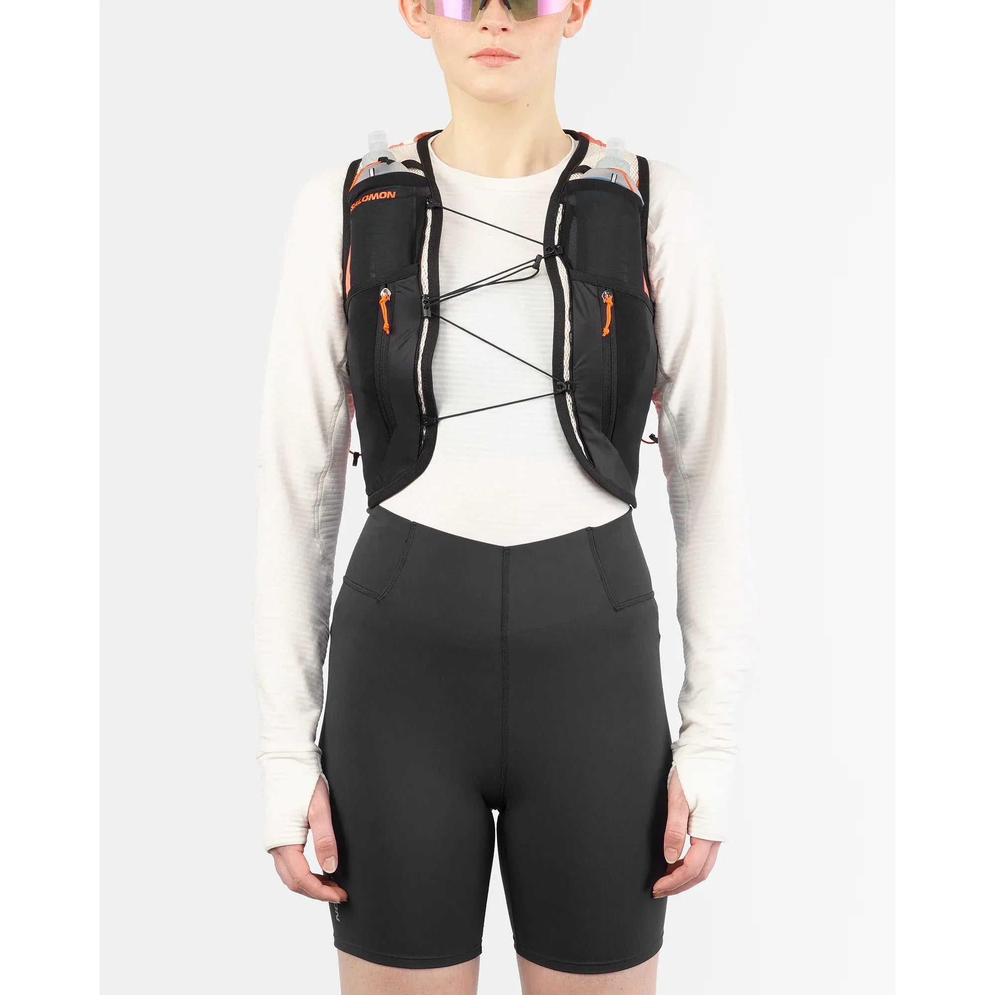 Women'S Salomon ACTIVE SKIN 12 Emerglow/Black-Accessories-33-OFF