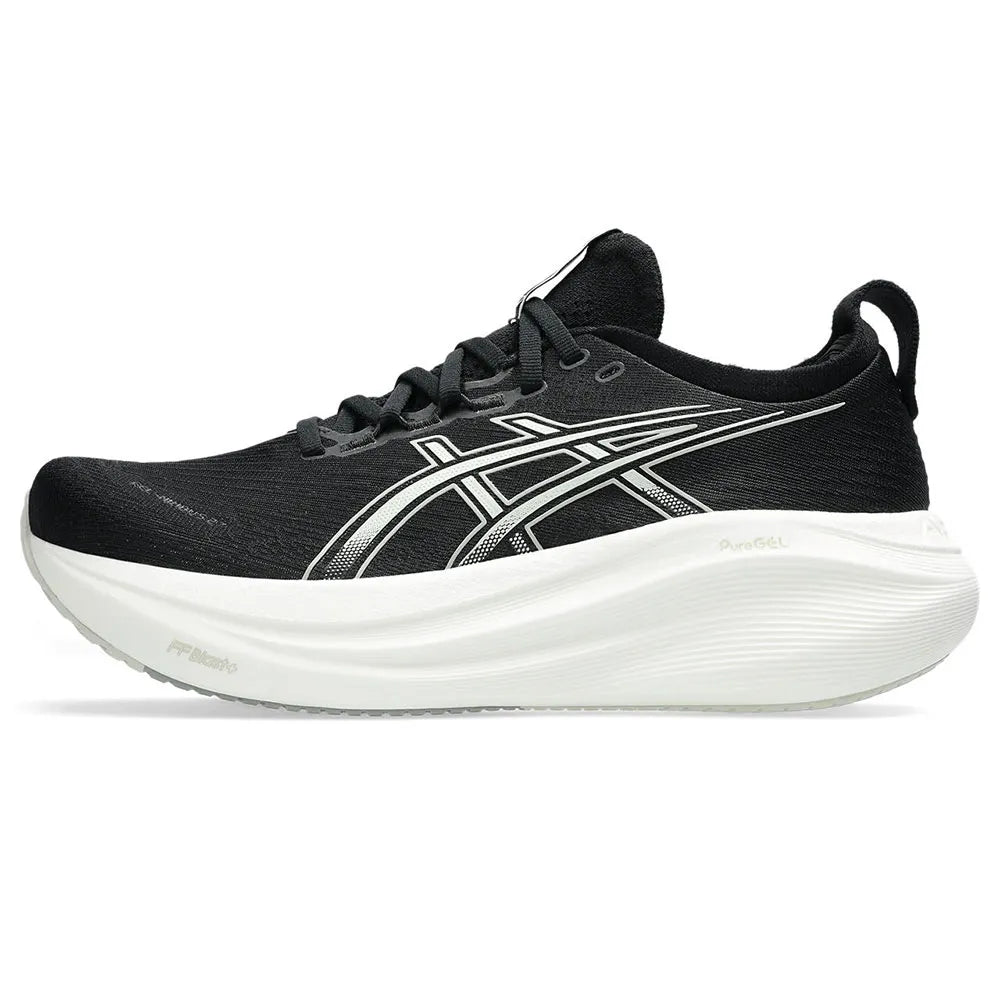 Women's Asics Gel-Nimbus 27 Black/Lake Grey-SOULIER, shoes-33-OFF