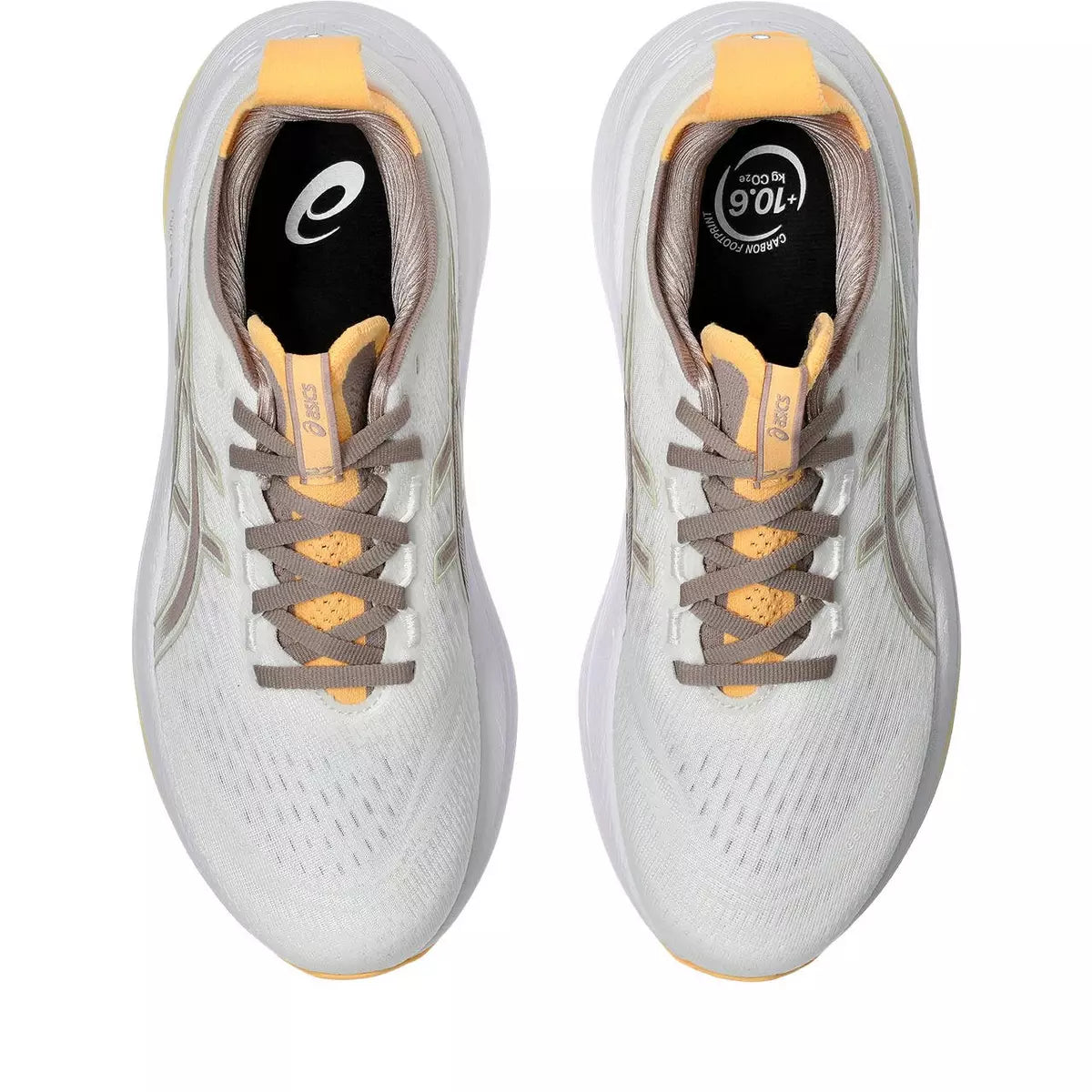 Women's Asics Gel-Nimbus 27 White/Fawn-SOULIER, shoes-33-OFF