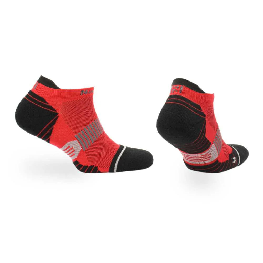 Women's Norfolk Bolt - Low Cut COOLMAX® Cushioned Running Socks Red Small-Apparel-33-OFF