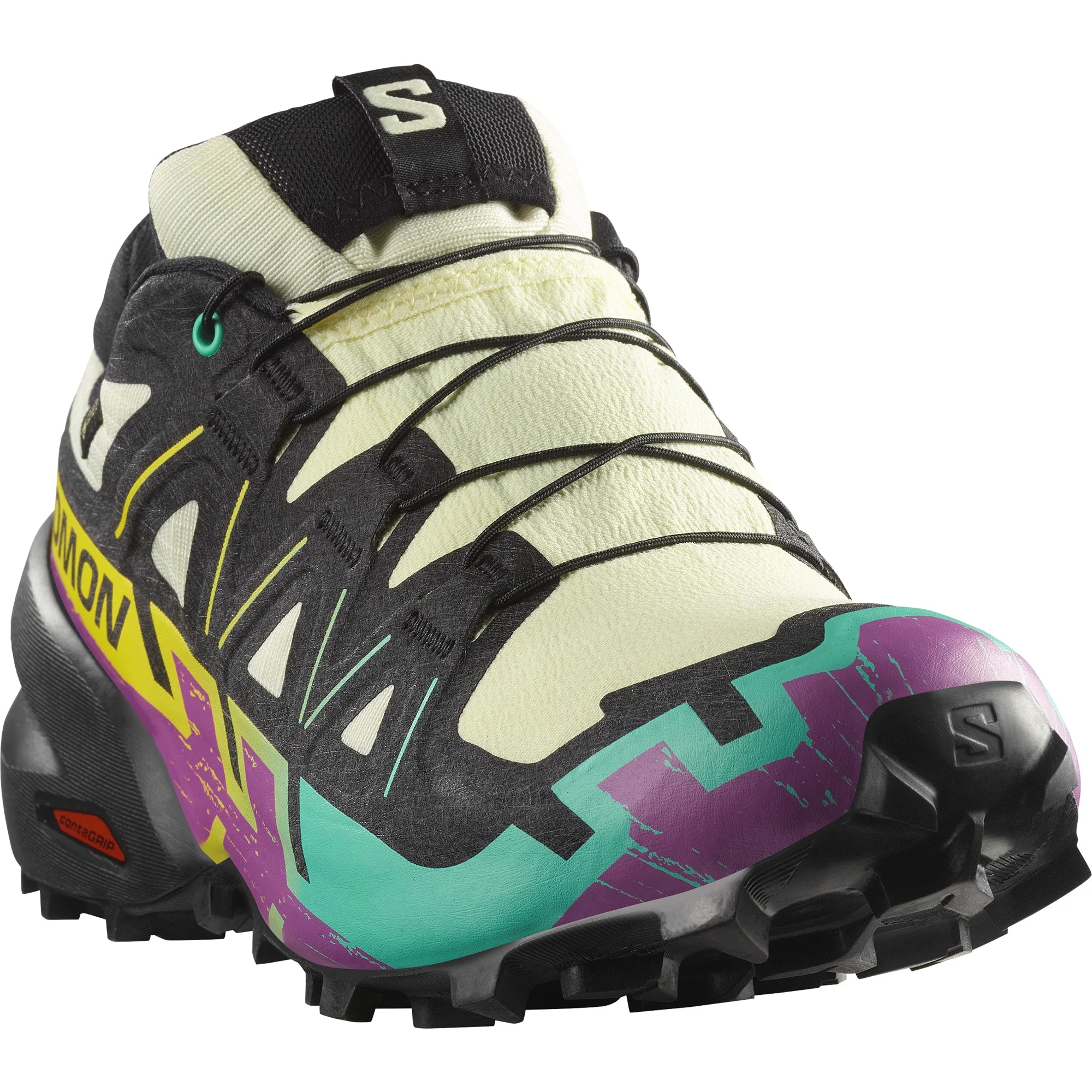 Women's Salomon Speedcross 6 GTX Tyello/Black/Wa-SOULIER, shoes-33-OFF