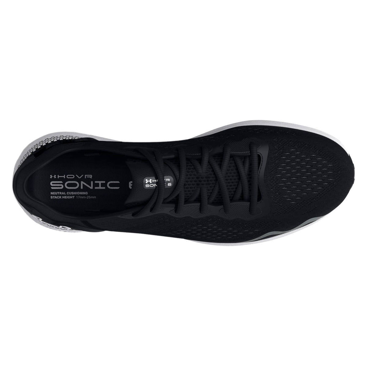 Women's Under Armour HOVR Sonic 6 Black/Black/White-SOULIER, shoes-33-OFF