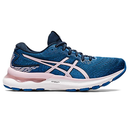 Women's Asics Gel-nimbus 24 French Blue/Barely Rose-SOULIER, shoes-33-OFF